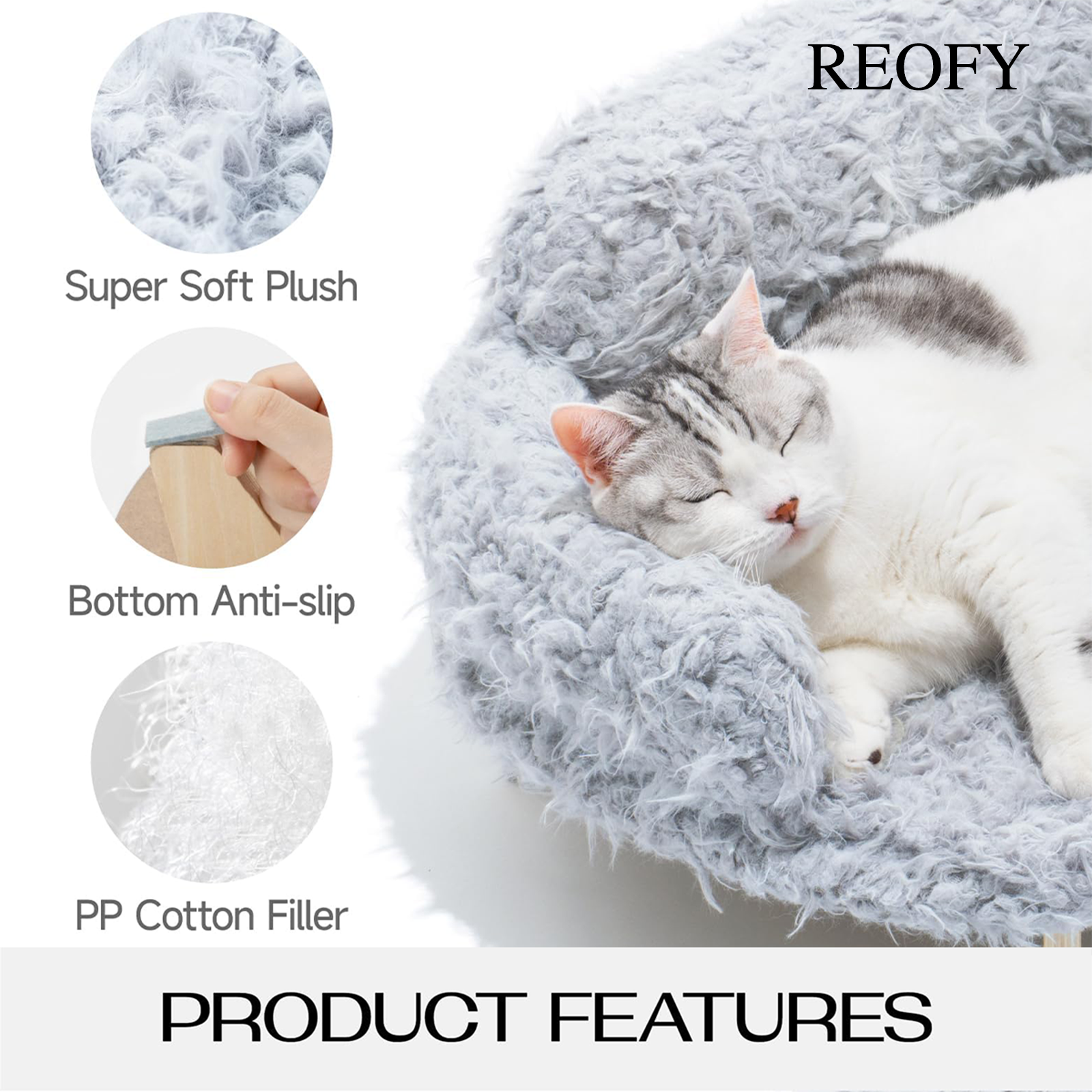 Reofy Fluffy Pet Sofa