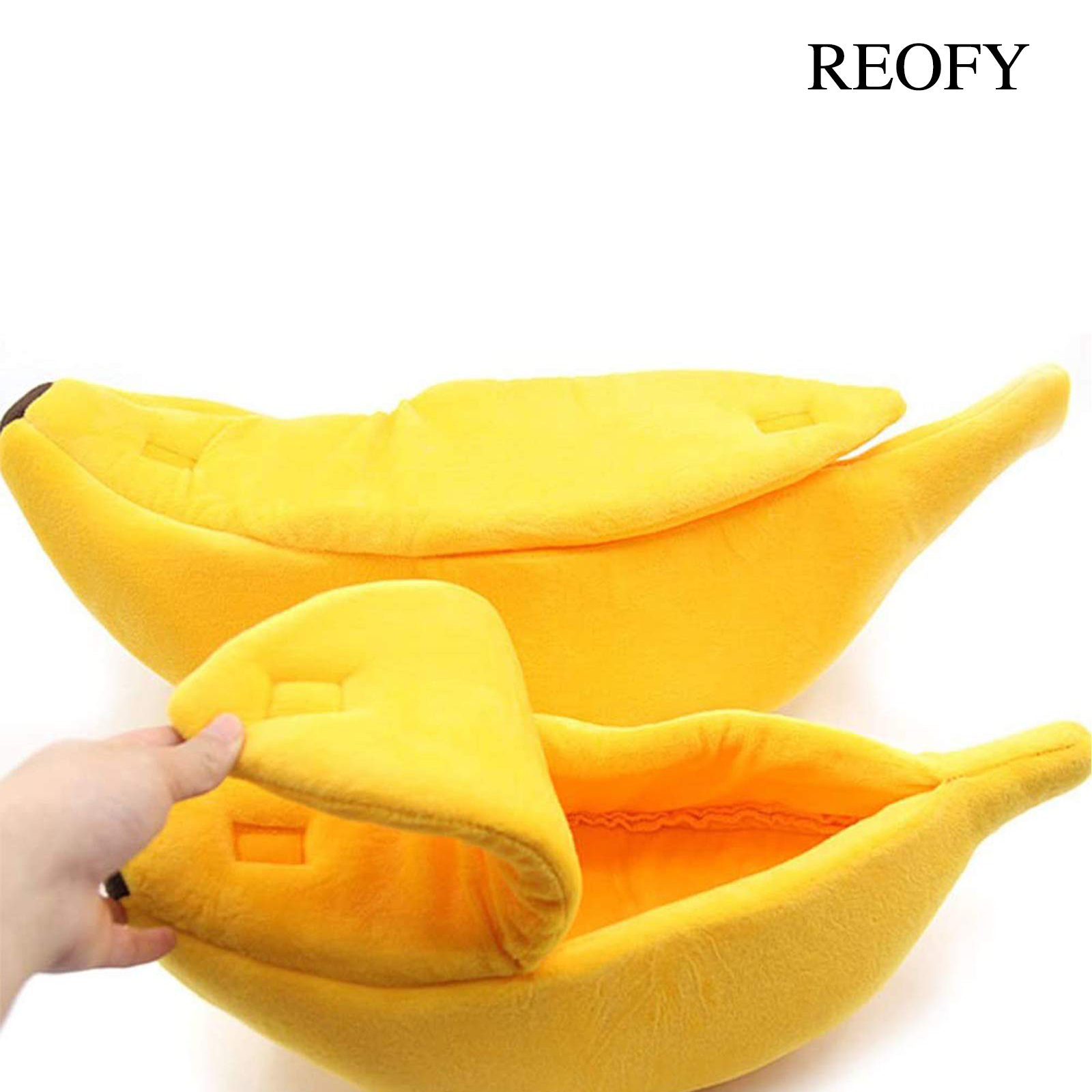 Reofy Luxury Pet Banana Bed
