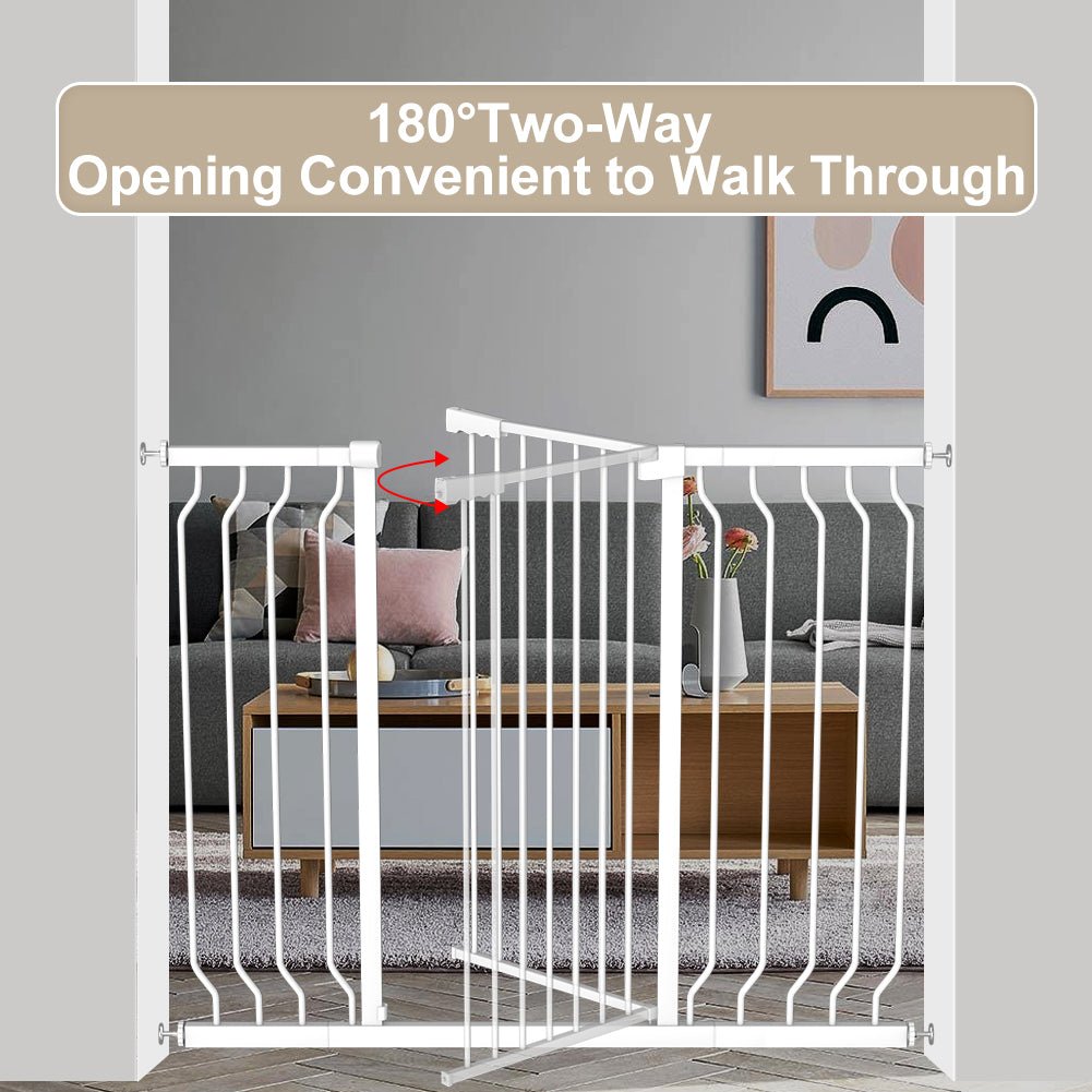 FairyBaby 40" Tall Childproof Gate Heavy Duty Design - FairyBaby