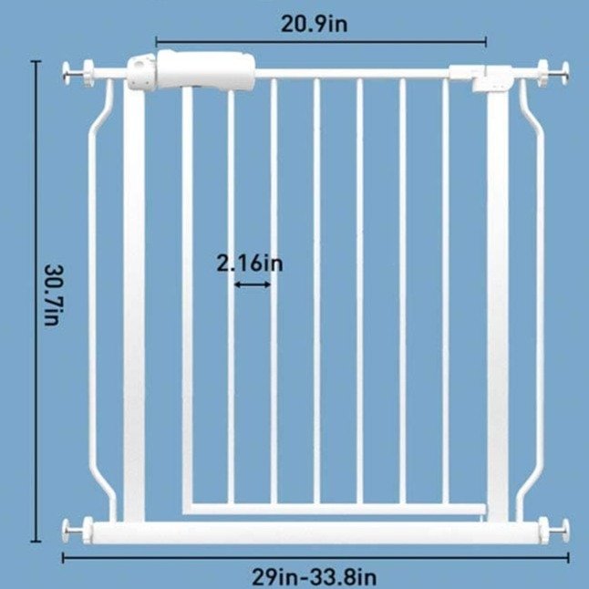 FairyBaby Extra Wide Baby Gate, Easy Install Extra Security, Sizes from 24" to 109" Available