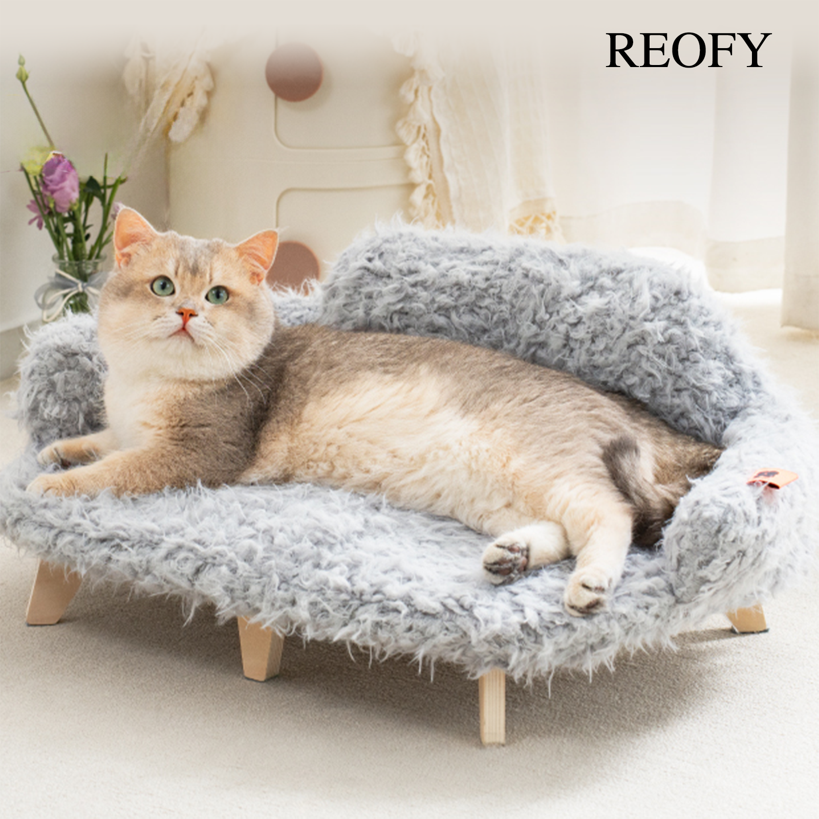 Reofy Fluffy Pet Sofa