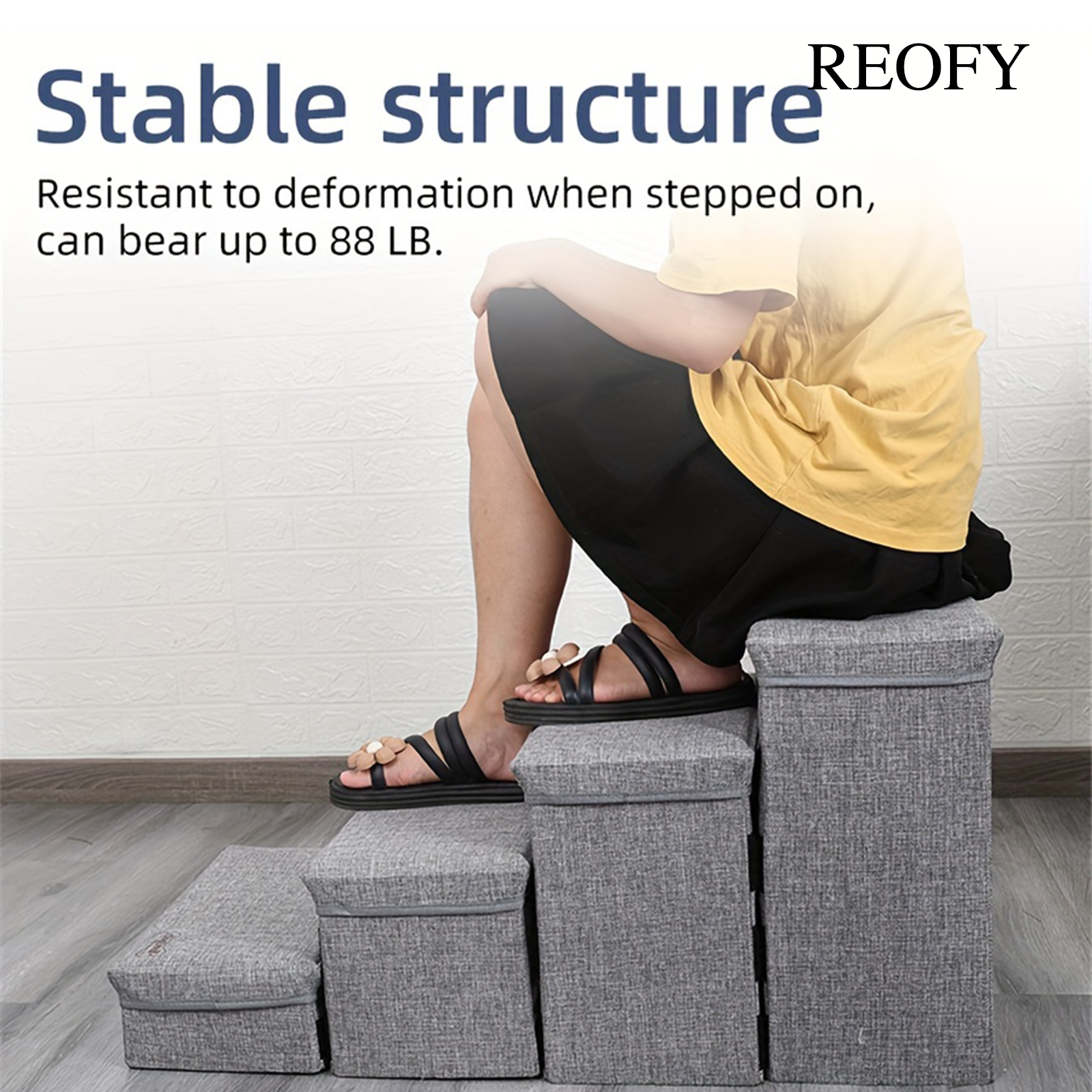 Reofy Four-Step Pet Stairs