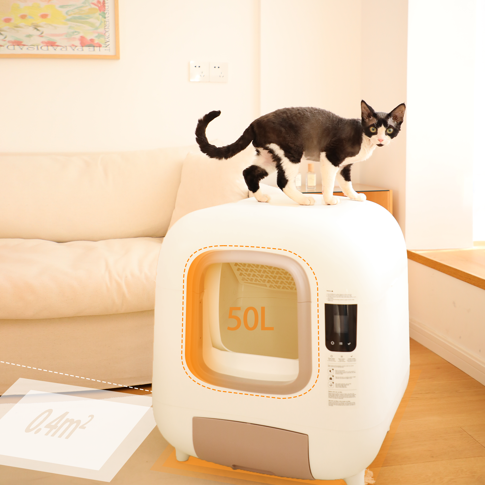 1LCAT L1 Self Clean Cat Litter Box